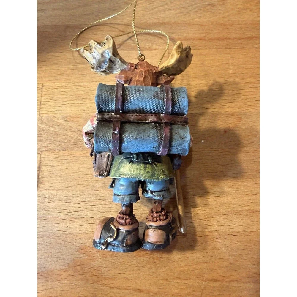 Boyds Bears  Ernest Hemmingmoose the Hiker Figurine/ornament